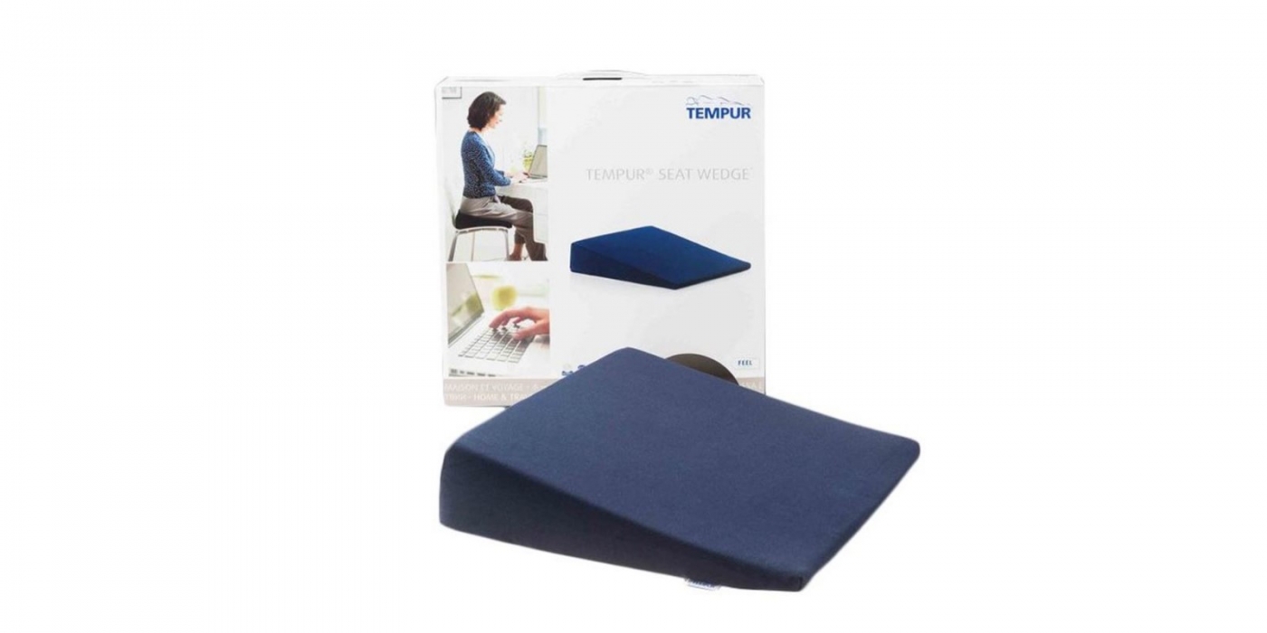Tempur Seat Wedge: This ergonomic seat cushion offers enhanced comfort ...
